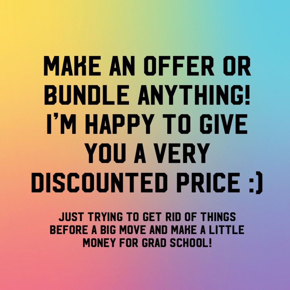 MAKE AN OFFER. BIG DISCOUNTS AVAILABLE.